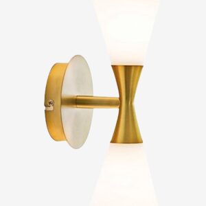 Herstal – Vägglampa Harlekin Duo – Mässing – Vägglampor – Från Homeroom