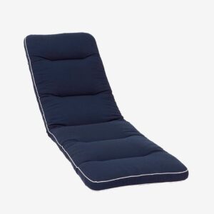 Hillerstorp – Solstol Dynlåda Box Stitched Blå – Blå – Solstolsdynor & solsängsdynor – Från Homeroom