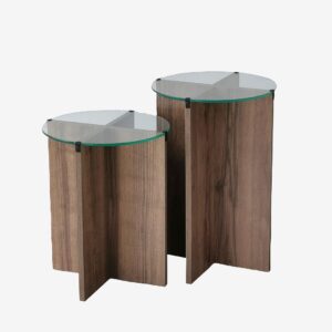 Homitis – Satsbord (2 st.) Lily – Brun – Småbord – Från Homeroom