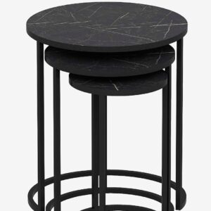 Homitis – Satsbord (3 st.) – Gloria – Svart – Småbord – Från Homeroom