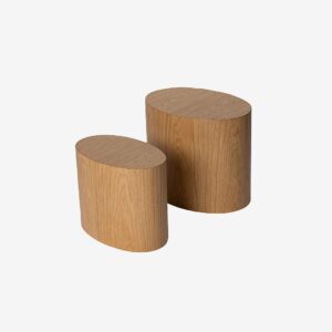 Homitis – Sidobordsuppsättning Elipse – Brun – Småbord – Från Homeroom