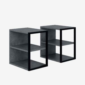 Homitis – Sidobordsuppsättning Enzo – Grå – Småbord – Från Homeroom