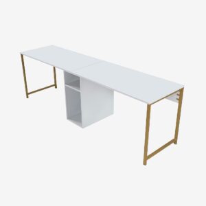 Homitis – Skrivbord Twin – Vit – Skrivbord – Från Homeroom