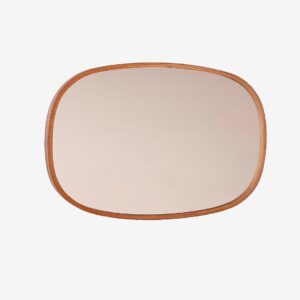 Homitis – Spegel Cloudy H – Brun – Stora speglar – Från Homeroom