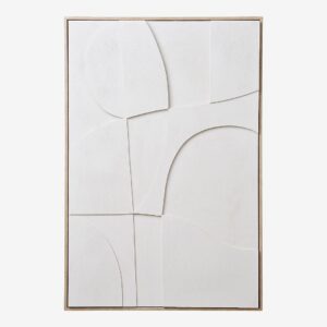 House Nordic – Relief Väggdekoration Madeline – Vit – Tavlor – Från Homeroom