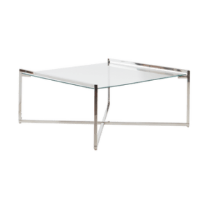 IGGY soffbord 90×90 cm Krom