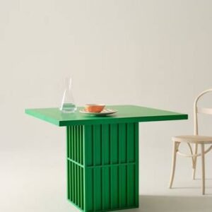 IKSEON matbord 100×100 cm Grön