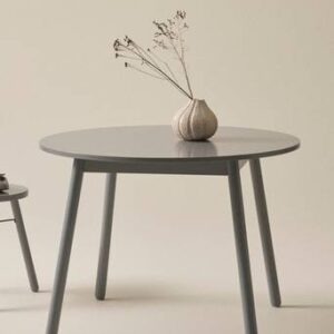 KINNA matbord ø 100 cm Grå