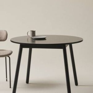 KINNA matbord ø 100 cm Svart