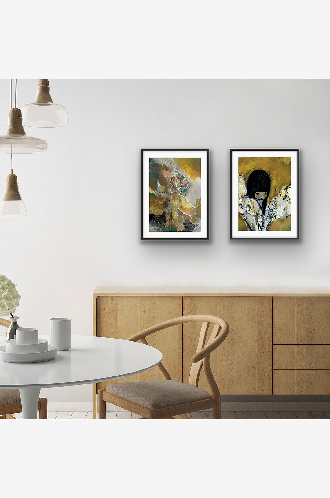 Karolina Palmér – Konstpaket sett om två Livsenergi – Flerfärgad – Posters – Från Homeroom