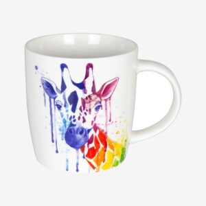 Könitz – Mugg Akvarellerad giraff – Flerfärgad – Koppar & muggar – Från Homeroom