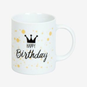 Könitz – Mugg Grattis på födelsedagen – Vit – Koppar & muggar – Från Homeroom