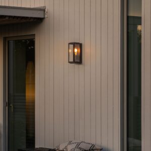 Konstsmide – CARPI vägglampa utomhus – Svart – Fasadbelysning – Från Homeroom