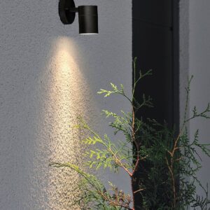 Konstsmide – MODENA vägglampa utomhus – Svart – Fasadbelysning – Från Homeroom