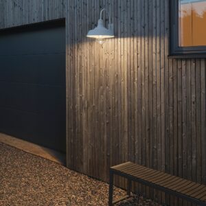 Konstsmide – TRAPANI vägglampa utomhus – Vit – Fasadbelysning – Från Homeroom