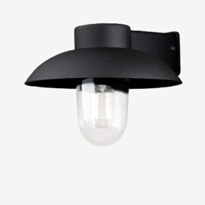 Konstsmide – Vägglykta Mani höjd 21 cm – Svart – Fasadbelysning – Från Homeroom