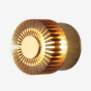 Konstsmide – Vägglykta Monza High Power LED 9 cm – Mässing – Fasadbelysning – Från Homeroom