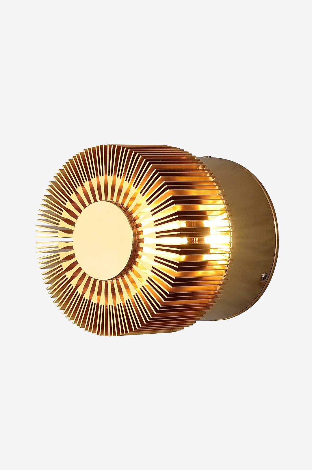 Konstsmide – Vägglykta Monza High Power LED 9 cm – Mässing – Fasadbelysning – Från Homeroom