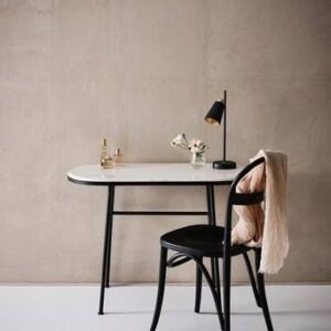 LABELLE skrivbord 46×100 cm Marmor/svart