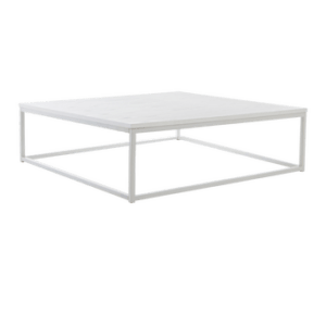 LYCKAN soffbord 100×100 cm – höjd 30 cm Vit