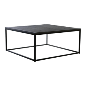 LYCKAN soffbord 100×100 cm – höjd 45 cm Svart