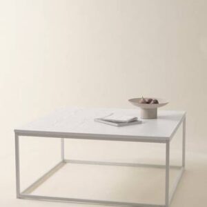 LYCKAN soffbord 100×100 cm – höjd 45 cm Vit