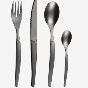 Lou Laguiole – Bestickset Jet 16-Delar – Svart – Bestick – Från Homeroom