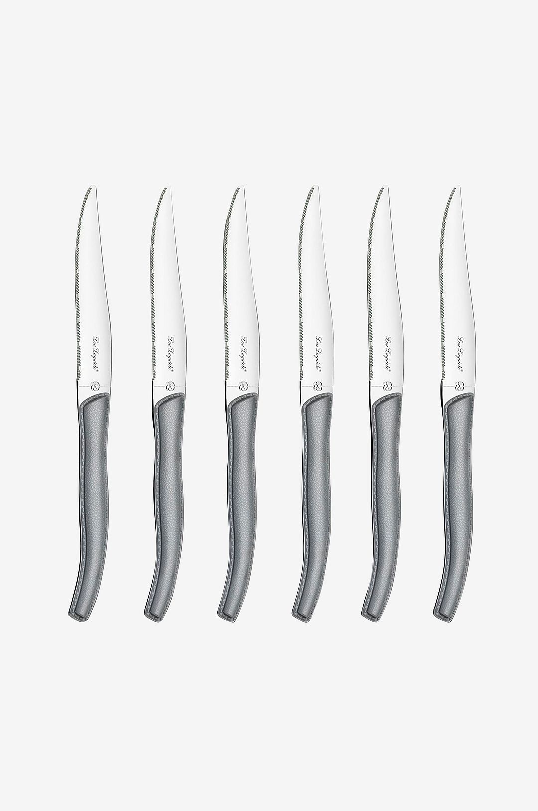 Lou Laguiole – Grillknivar Jet i knivblock 6-Pack – Grå – Bestick – Från Homeroom