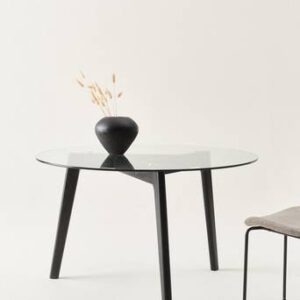 MALEVIK matbord ø 120 cm Svart