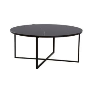 MARIBO soffbord ø 80 cm Svart