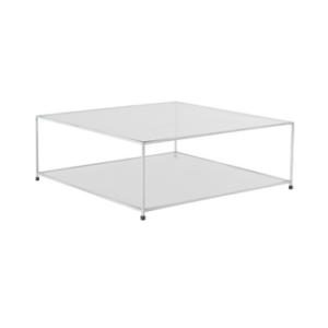 MATRIX soffbord 90×90 cm Krom