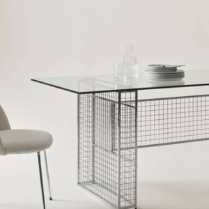 MEKKO matbord 90×205 cm Krom