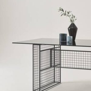 MEKKO matbord 90×205 cm Svart