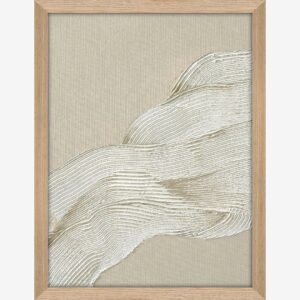 Malerifabrikken – Art Shape 2 / 30×40 Cm / Ekram – Beige – Tavlor – Från Homeroom