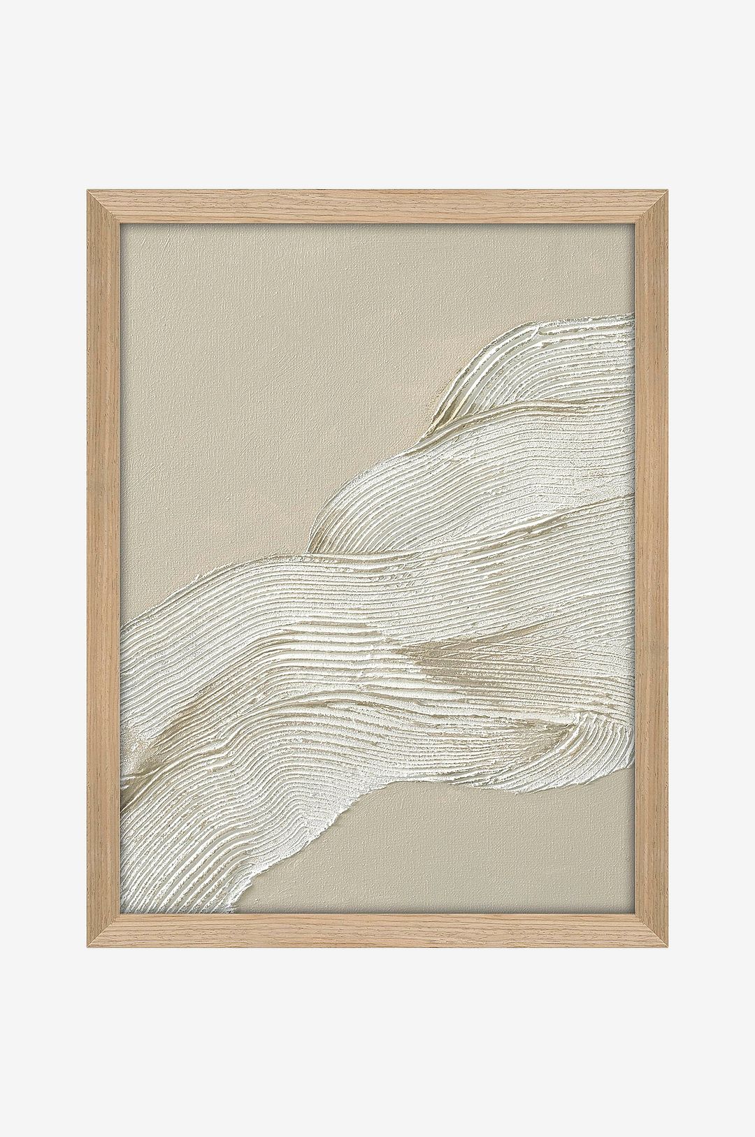 Malerifabrikken – Art Shape 2 / 30×40 Cm / Ekram – Beige – Tavlor – Från Homeroom