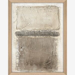 Malerifabrikken – Art Structure 1 / 30×40 Cm / Ekram – Beige – Tavlor – Från Homeroom