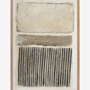 Malerifabrikken – Art Structure 2 / 50×70 Cm / Ekram – Beige – Tavlor – Från Homeroom