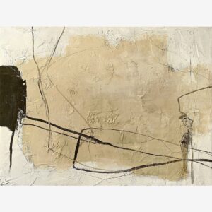 Malerifabrikken – Design Målning / Cloudline / 120×90 Cm – Beige – Tavlor – Från Homeroom