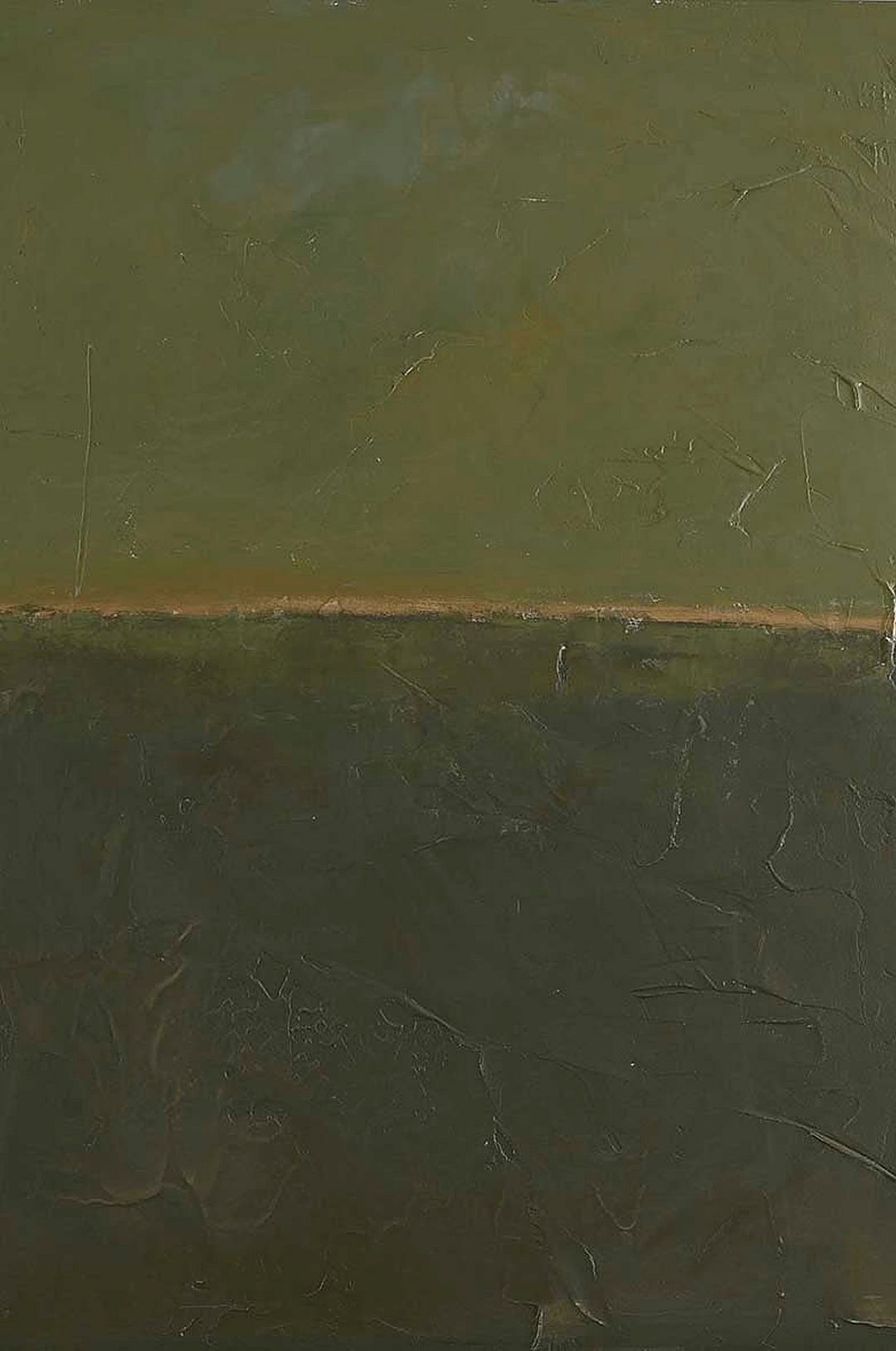 Malerifabrikken – Design Målning / Edge Green / 80×100 Cm – Grön – Tavlor – Från Homeroom