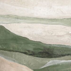 Malerifabrikken – Design Målning / Green Field / 90×120 Cm – Grön – Tavlor – Från Homeroom