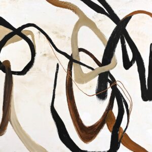 Malerifabrikken – Design Målning / Once Again / 100×100 Cm – Brun – Tavlor – Från Homeroom