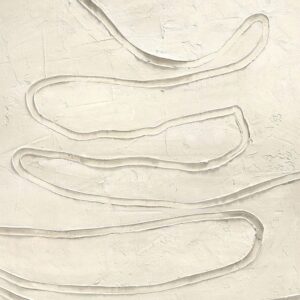 Malerifabrikken – Design Målning / Track The Line / 90×120 Cm – Vit – Tavlor – Från Homeroom