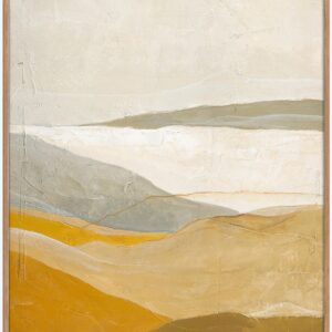 Malerifabrikken – Design Målning / Yellow Field / 90×120 Cm / Ekram – Gul – Tavlor – Från Homeroom