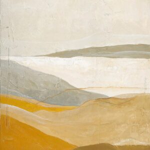 Malerifabrikken – Design Målning / Yellow Field / 90×120 Cm – Gul – Tavlor – Från Homeroom