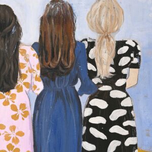 Malerifabrikken – Fin Art Board / Girlmatch / Svart ram – Flerfärgad – Tavlor – Från Homeroom