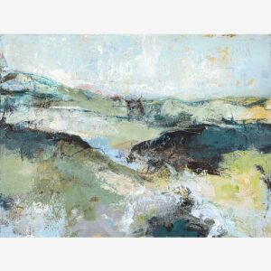 Malerifabrikken – Green Mountain / Blandad målning / 120 X 90 cm – Grön – Tavlor – Från Homeroom