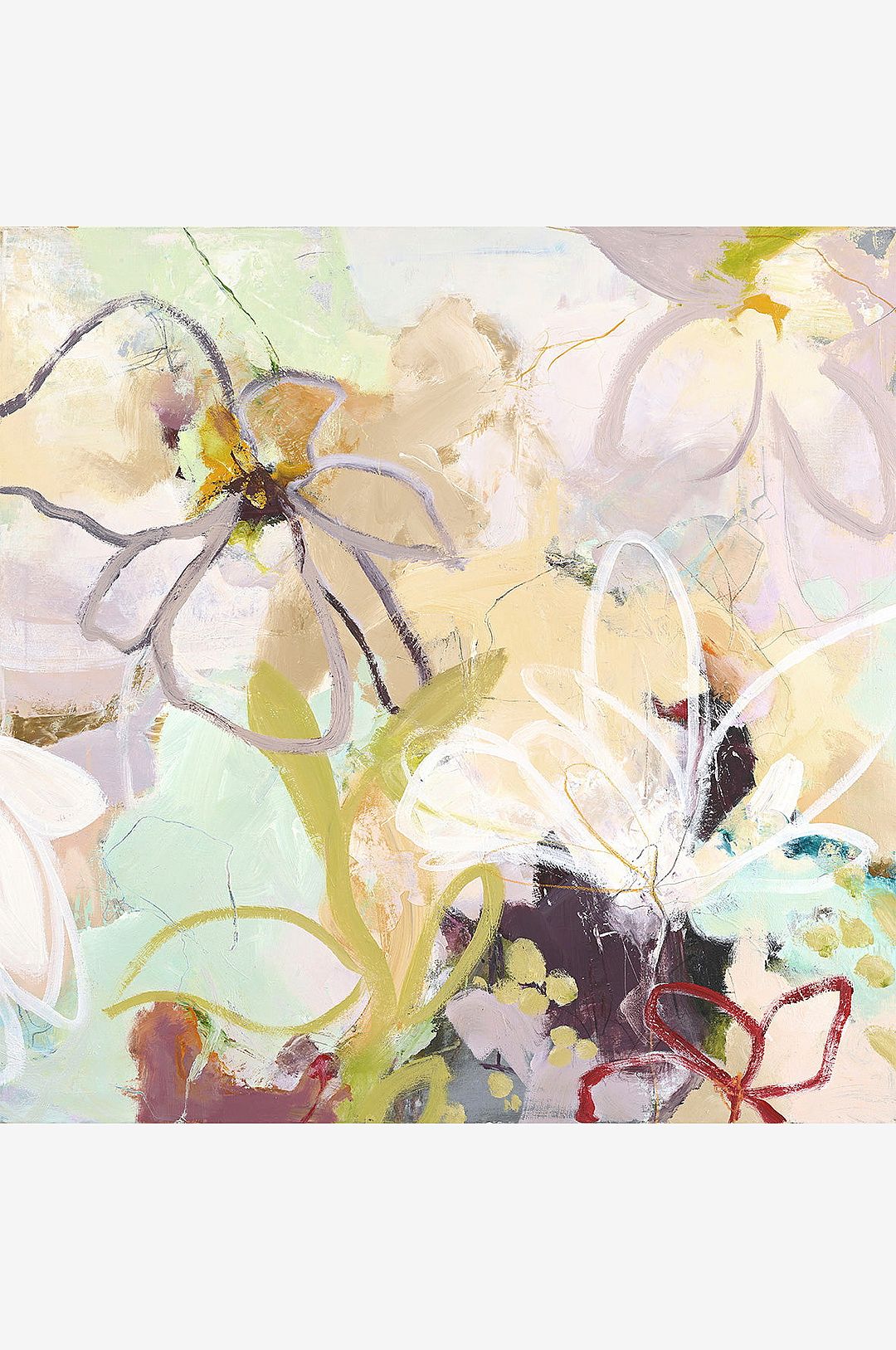 Malerifabrikken – Last Days Of Summer / Blandad målning / 100 X 100 cm – Flerfärgad – Tavlor – Från Homeroom