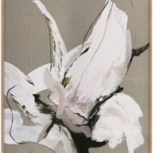 Malerifabrikken – Linne Målning / Madaire / 90×120 Cm / Ekram – Vit – Tavlor – Från Homeroom