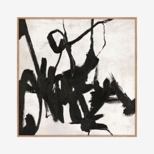 Malerifabrikken – Originalmålning Playblack 1, med ram – Svart – Tavlor – Från Homeroom