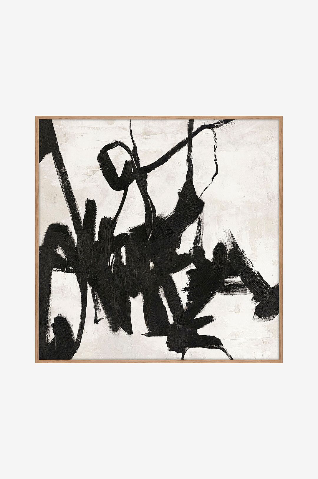 Malerifabrikken – Originalmålning Playblack 1, med ram – Svart – Tavlor – Från Homeroom